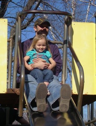 getting our sliding up to 120 with daddy.