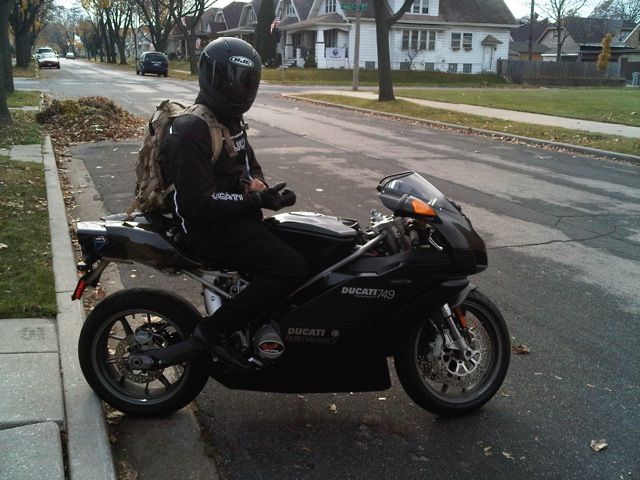heres my bike lobo