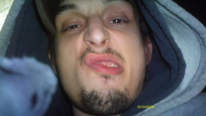 making weird faces :P
