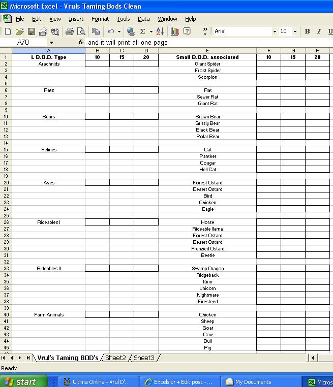 Prints all on one page too.
