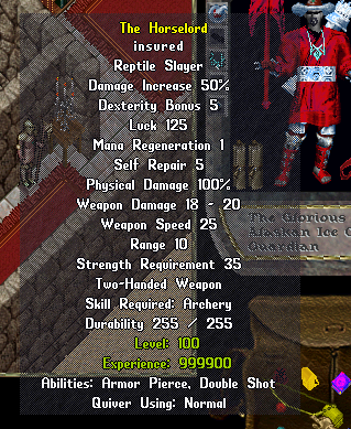Level 100 no points spent
