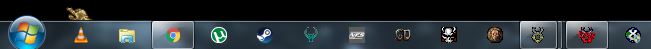 here's my taskbar :D
