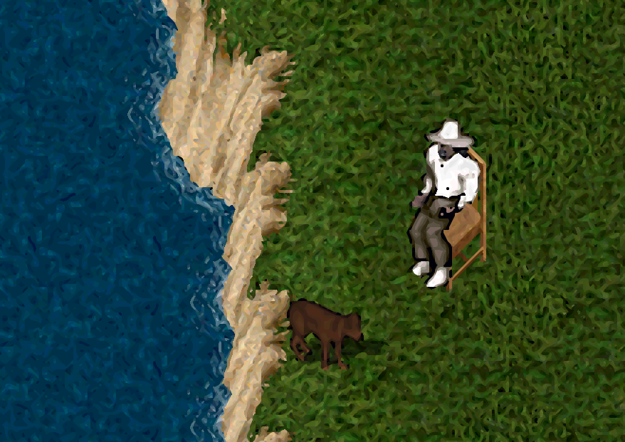 2022-06-27 sitting on the shore - painting style.png